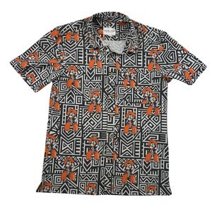 Oklahoma State Cowboys Shirt Mens Medium Tellum + Chop OSU Pistol Pete Button Up